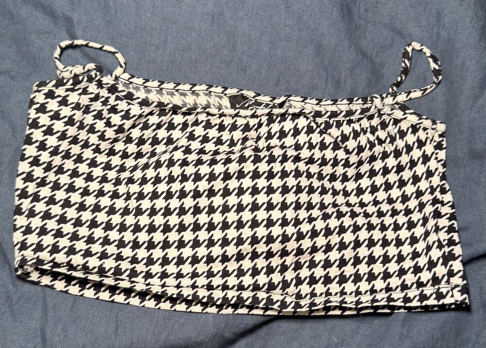 Motel Houndstooth Bralette